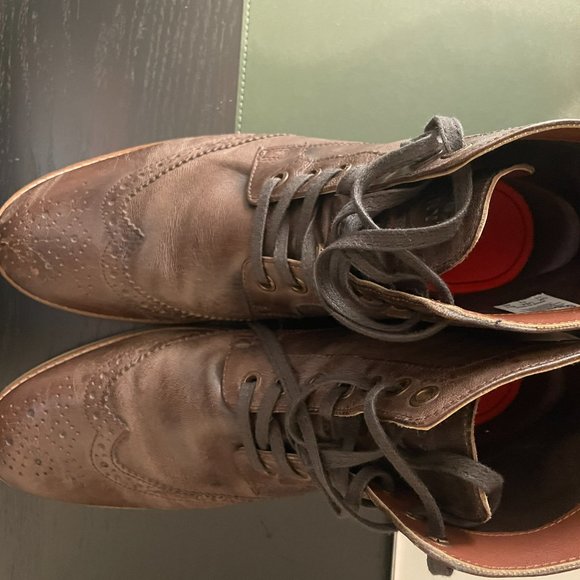 Superdry Brad Brogue Stamford Boots Sz 12 - Picture 5 of 7